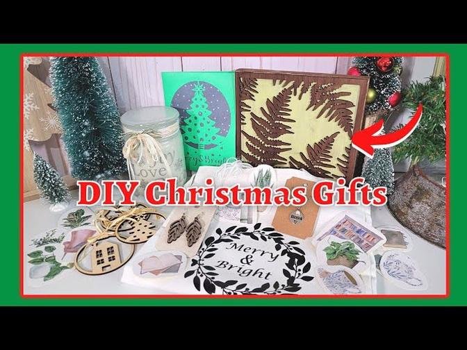 🎄Beautiful DIY Christmas Gifts See How I do it using the xTool M1!!