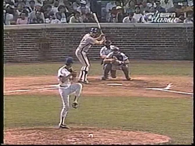 Cubs-Mets, Aug. 9, 1988 (3rd inning)