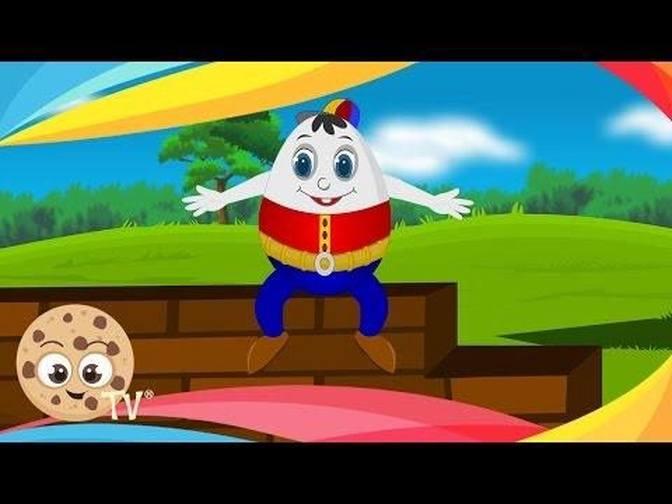 HUMPTY DUMPTY SAT ON A WALL | POPULAR NURSERY RHYMES AND KIDS SONGS ...