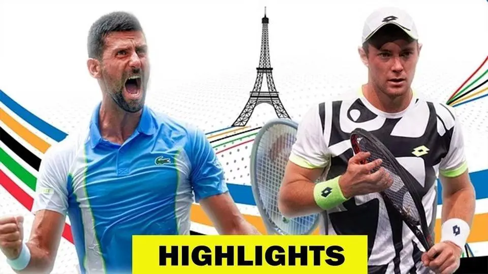 Novak Djokovic vs Dominik Koepfer Highlights - Pre-Match Olympic Games 2024