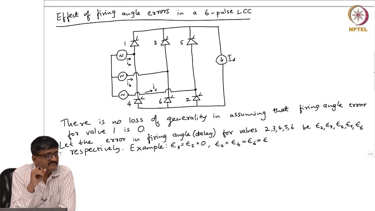 Lecture 60 - Effect of firing angle errors