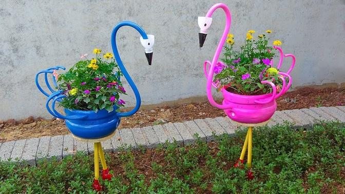 Unique Garden - Recycle Plastic Bottle into Amazing Flower Pots For Colorful Garden|Green Utility