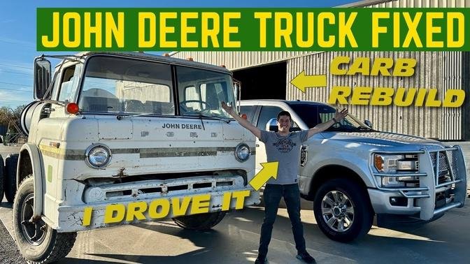 FIXING My ANTIQUE John Deere Cabover Truck *First Actual ...