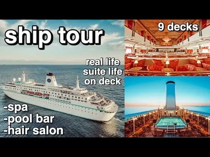 MV WORLD ODYSSEY SHIP TOUR (SUITE LIFE ON DECK) | SEMESTER AT SEA | Nena Shelby