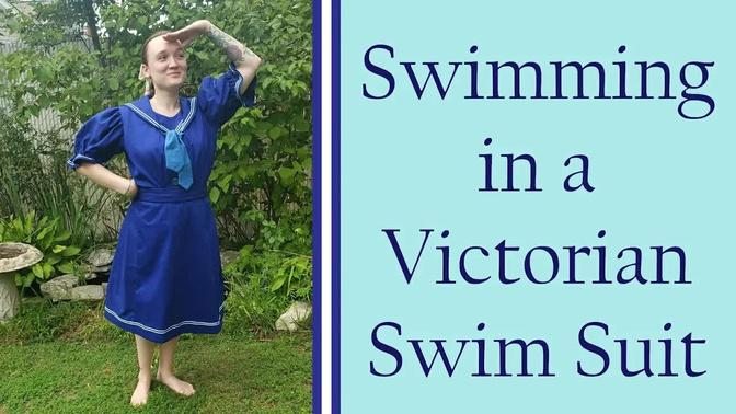 Swimming in a Victorian Bathing Suit