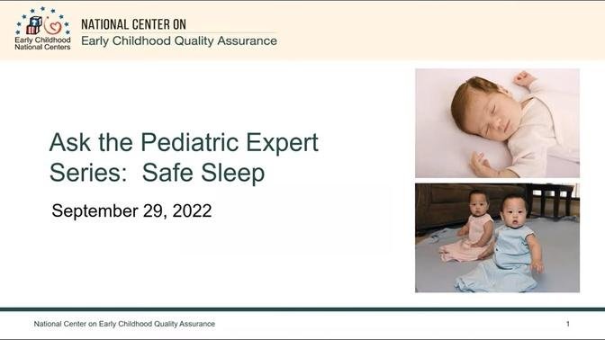Ask the Expert: Safe Infant Sleep Practices