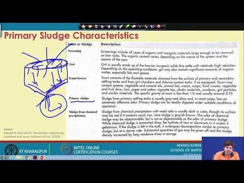 Lecture 39: Wastewater Sludge: Quantity and Characteristics