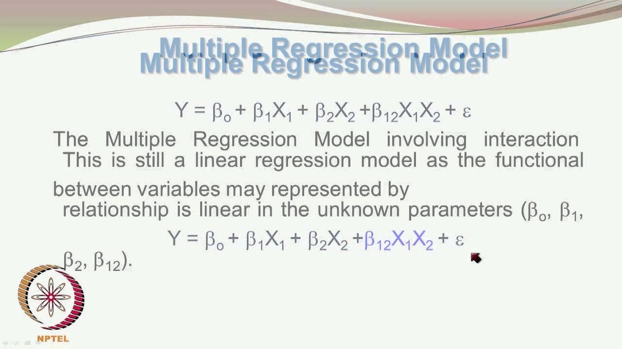 Mod-01 Lec-37 Regression Analysis: Part A