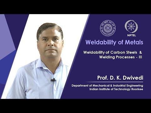 Weldability of Carbon Steel and Welding Processes- III