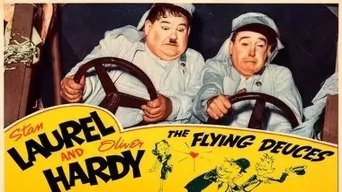 Những Chú Hề Bay - ĐÃ MÀU - LAUREL & HARDY - Phim Cổ Điển