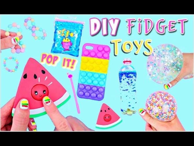 7 DIY Super Easy Fidget Toys - Viral TikTok Fidget Toys Ideas - Phone ...