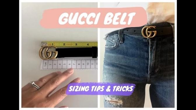 GUCCI MARMONT BELT ｜ SIZING TIPS, TRICKS & TRY-ON