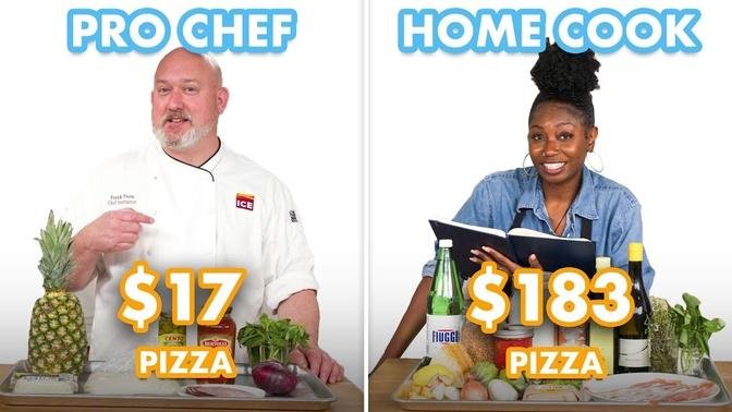 $183 vs $17 Pizza_ Pro Chef & Home Cook Swap Ingredients _ Epicurious.
