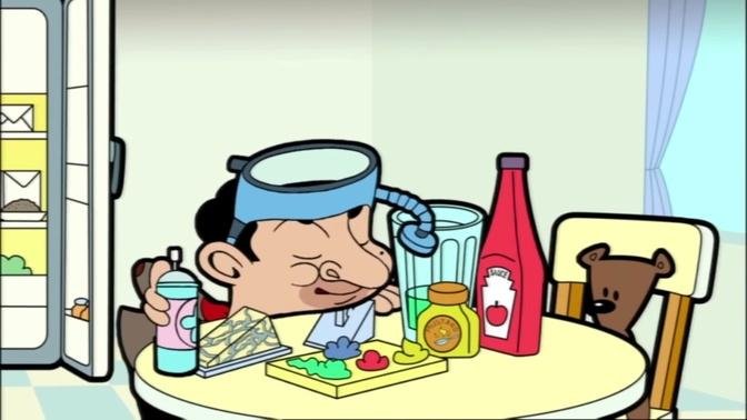 Mr Bean's FOOD PAINT! - Mr Bean Cartoon Season 1 - Funny Clips - Cartoons For Kids
