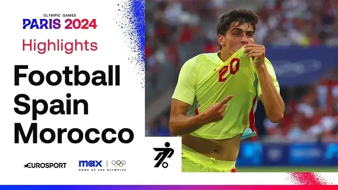 Spain 2-1 Morocco Men's Olympic Semi-Final Football Highlights