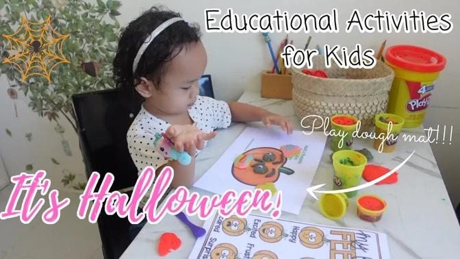 Educational Halloween  Activities for Kids | Relaxing Silent Vlog Philippines