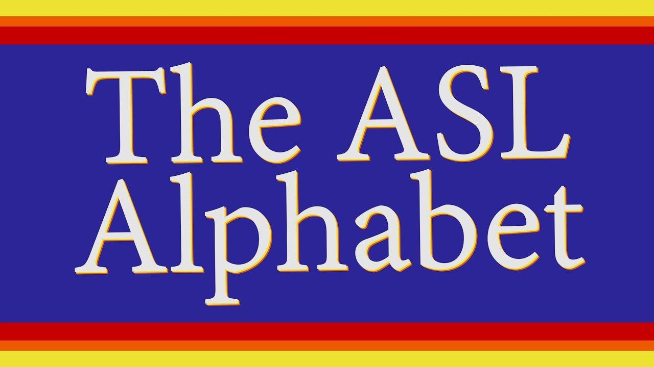 The ASL Alphabet for Adult Learners ASL Jack Hartmann ESL
