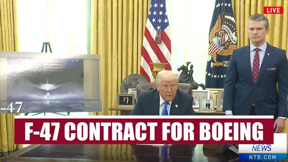 Trump anuncia contrato del F-47, el nuevo caza de sexta generación de la Fuerza Aérea, para Boeing