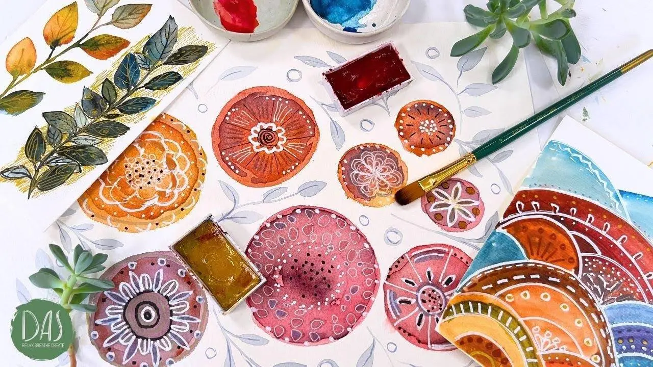 NO SKILL NEEDED to paint this! - take your mind off your worries for an hour or two