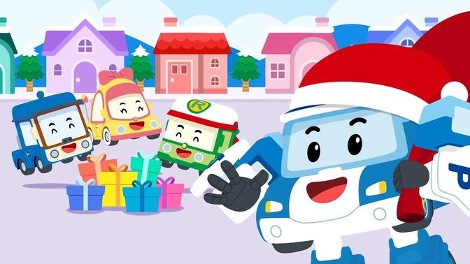 Jingle Bells _ Cute MV _ Christmas Songs for Kids 2021 _ Kids Songs _ Robocar POLI - Nursery Rhyme