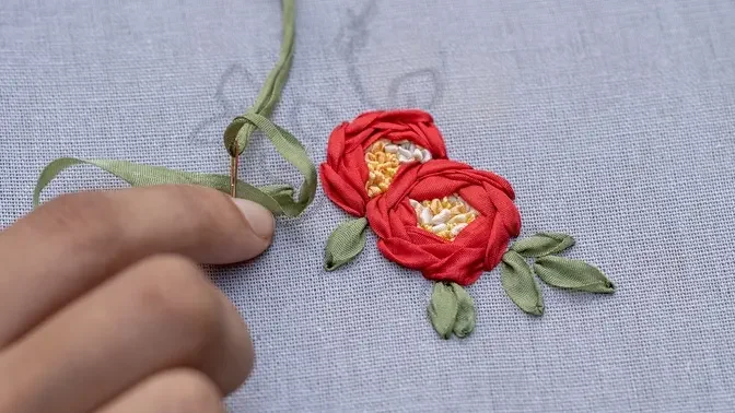 Creating Stunning Silk Ribbon Roses