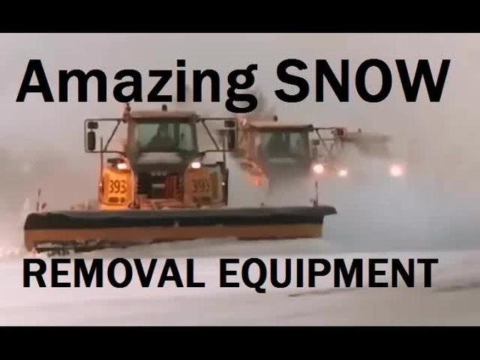 IMPRESSIVE Snow Removal Equipment! Amazing Job!