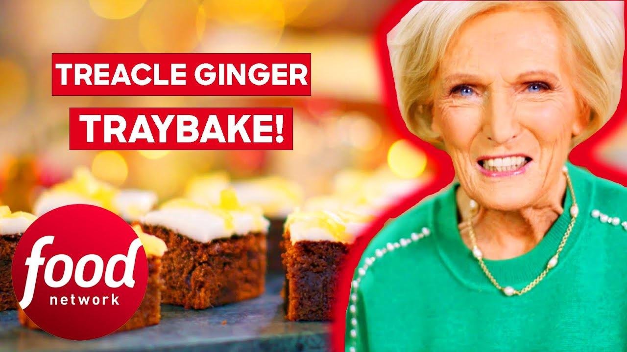 Mary Berry's Christmas Treacle Spiced Traybake Recipe | Mary Berry's ...