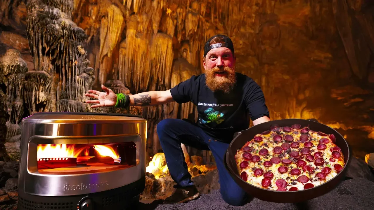 160 Feet Underground Pizza Cook | Alabama Catch & Cook Adventure Day 3