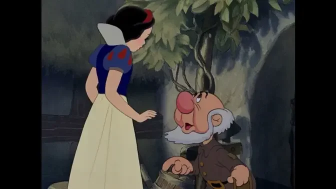 Snow White and the Seven Dwarts (1937) - Why Grumpy You Do Care Scene English (1937).