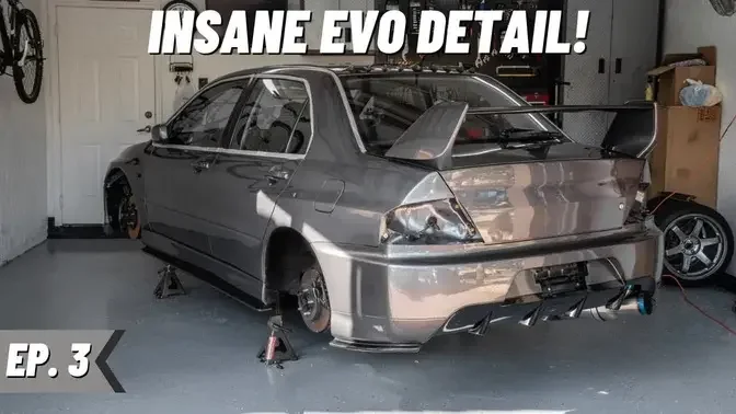 The Most Insane Evo Detail Ever!  (Paint Correction, Sealant & Wax)