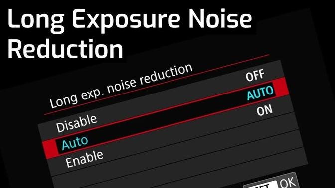 Long Exposure Noise Reduction - EOS R5 Tip 19