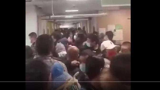 北京疫情大爆發 連兒童醫院也人山人海