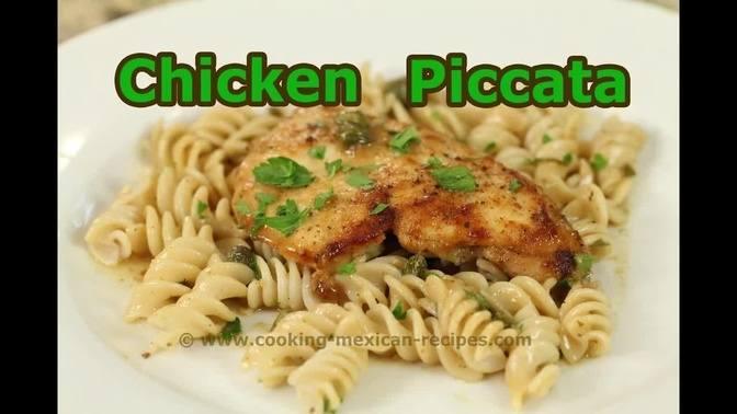 Homemade  Chicken Piccata Recipe | Quick Chicken Dinner | Rockin Robin Cooks recipes