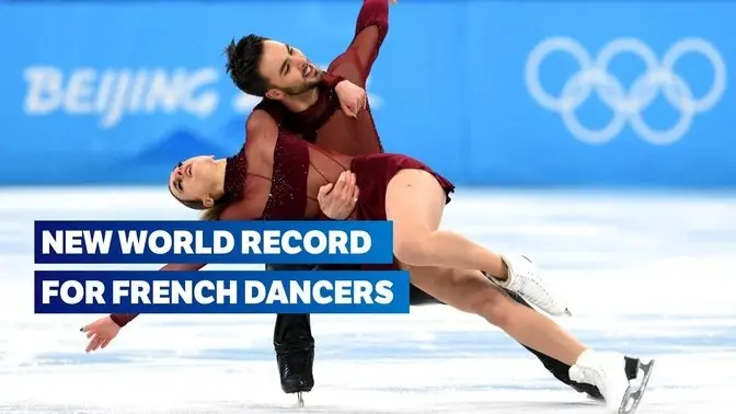 World Record! | Papadakis and Cizeron ice dance highlights | Figure Skating Beijing 2022