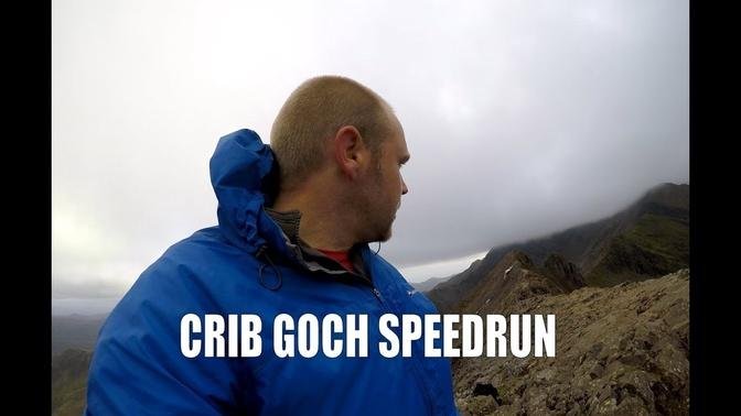 Brave Dave's Crib Goch Speedrun - Probably A World Record ;)