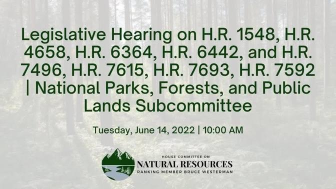 Legislative Hearing | National Parks, Forests, and Publix Lands ...