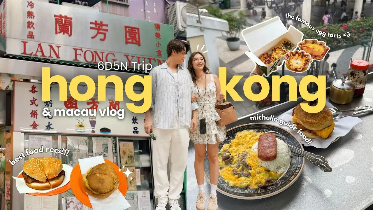 Hong Kong & Macau Travel Vlog | everything you need to visit and eat! 🤤