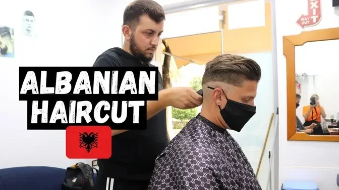 Getting a $3 ALBANIAN Haircut! SARANDA 🇦🇱