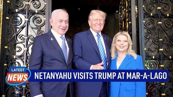 Netanyahu Visits Trump at Mar-a-Lago