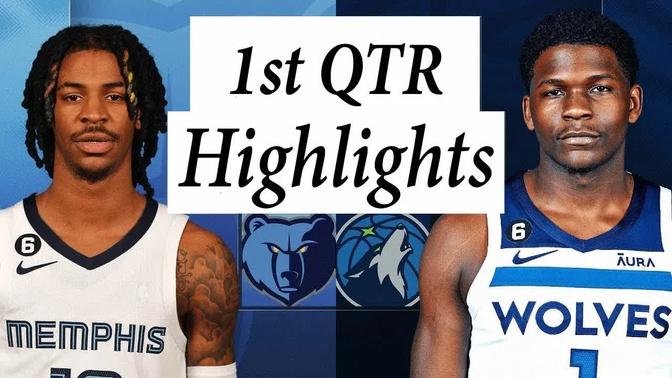 Memphis Grizzlies vs. Minnesota Timberwolves Full Highlights 1st QTR | Jan 27 | 2023 NBA Season