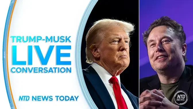 Trump and Musk to Host Live Interview on X; U.S. Sends Guided-Missile Submarine to Middle East | NTD