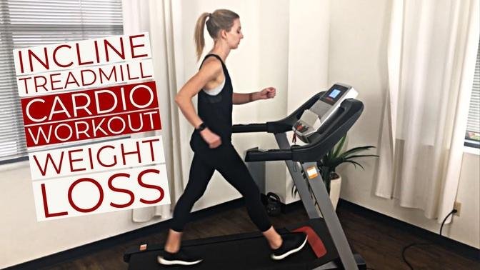 Incline Treadmill Weight Loss Cardio Workout