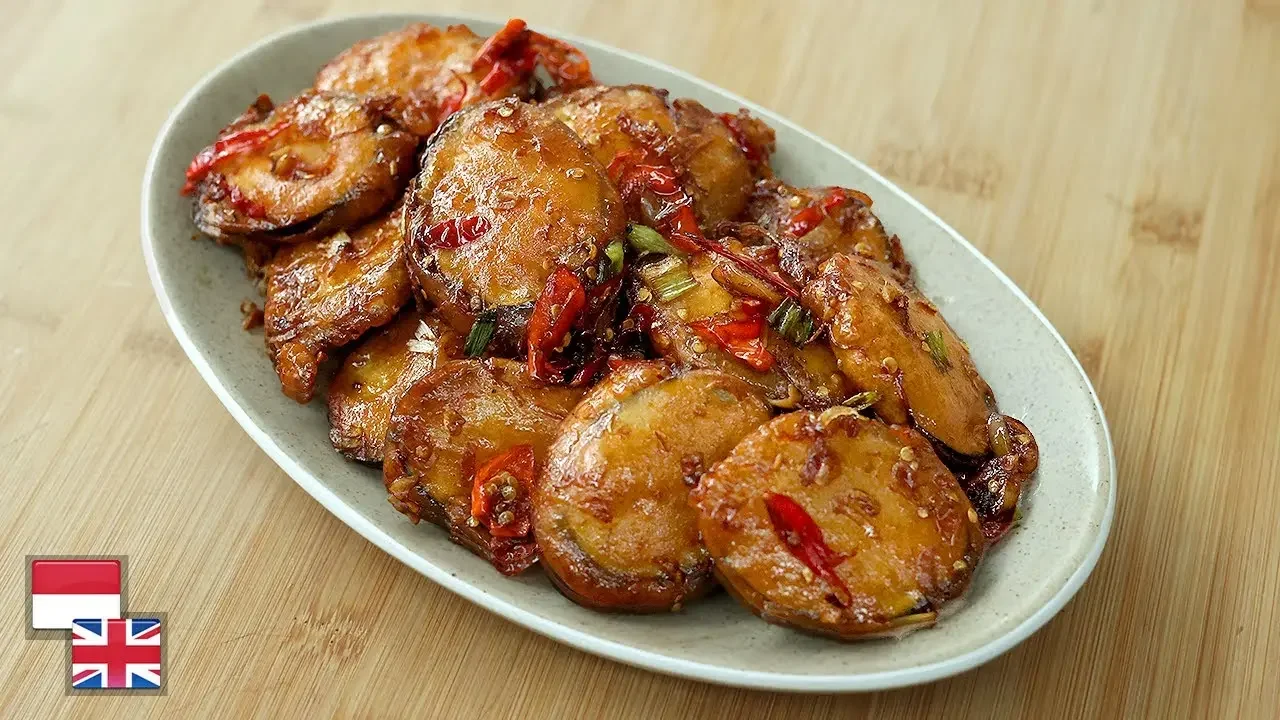 Garing Renyah Lembut! Resep TERONG RAOS Khas Pandan Wangi