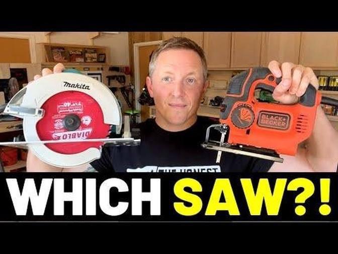 CIRCULAR SAW VS. JIGSAW...Which One Should You Own?! (FULL COMPARISONNew DIYers Should Watch