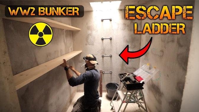 Building an ESCAPE LADDER in my WW2 Bunker (PART 6).