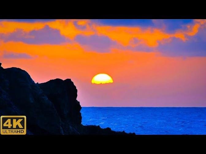 Relaxing Nature With Ambient Music For Meditation 4K Short 5 Minutes (2021) _ Short Nature Video
