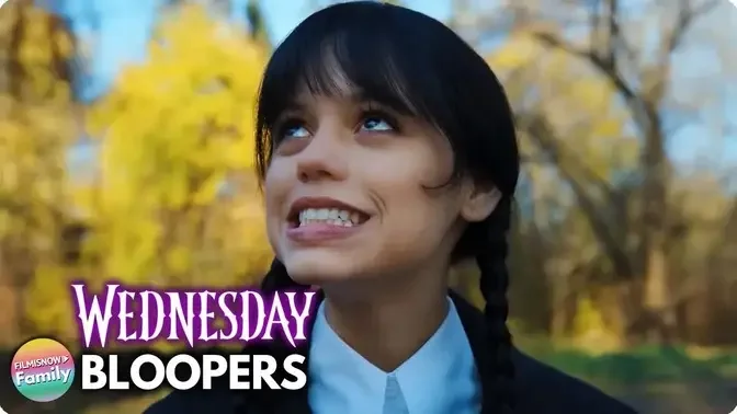 WEDNESDAY (2022) Funny Bloopers and Mistakes | The Addams Family Spin-Off Series