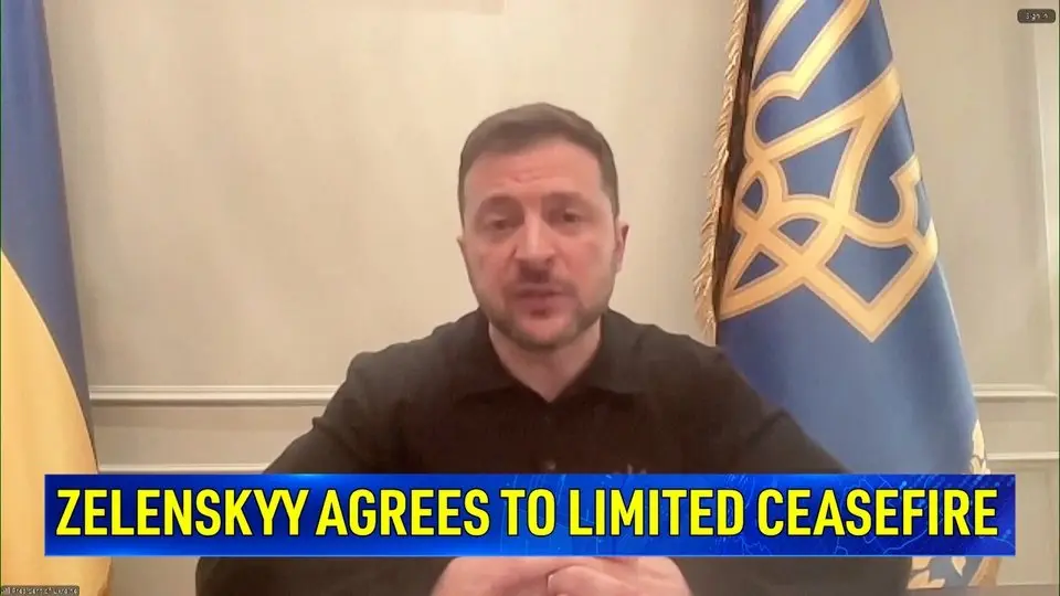 Zelenskyy Agrees to Limited Ceasefire in Call With Trump