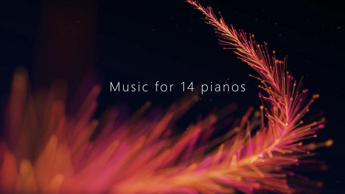 Music for 14 pianos