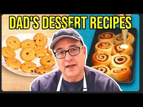 Công Thức Tráng Miệng Yêu Thích của Bố: Bánh Quy, Bánh Cuộn Quế & Bánh Mì Bí Ngô